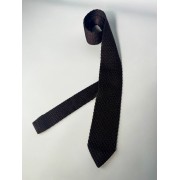 全手工黑色針織絲帶