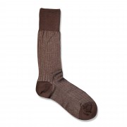 意大利絲光襪子(絲霧棕色)